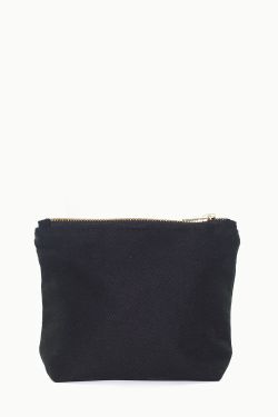 Black Cotton Zip Bag from Cotton Barons